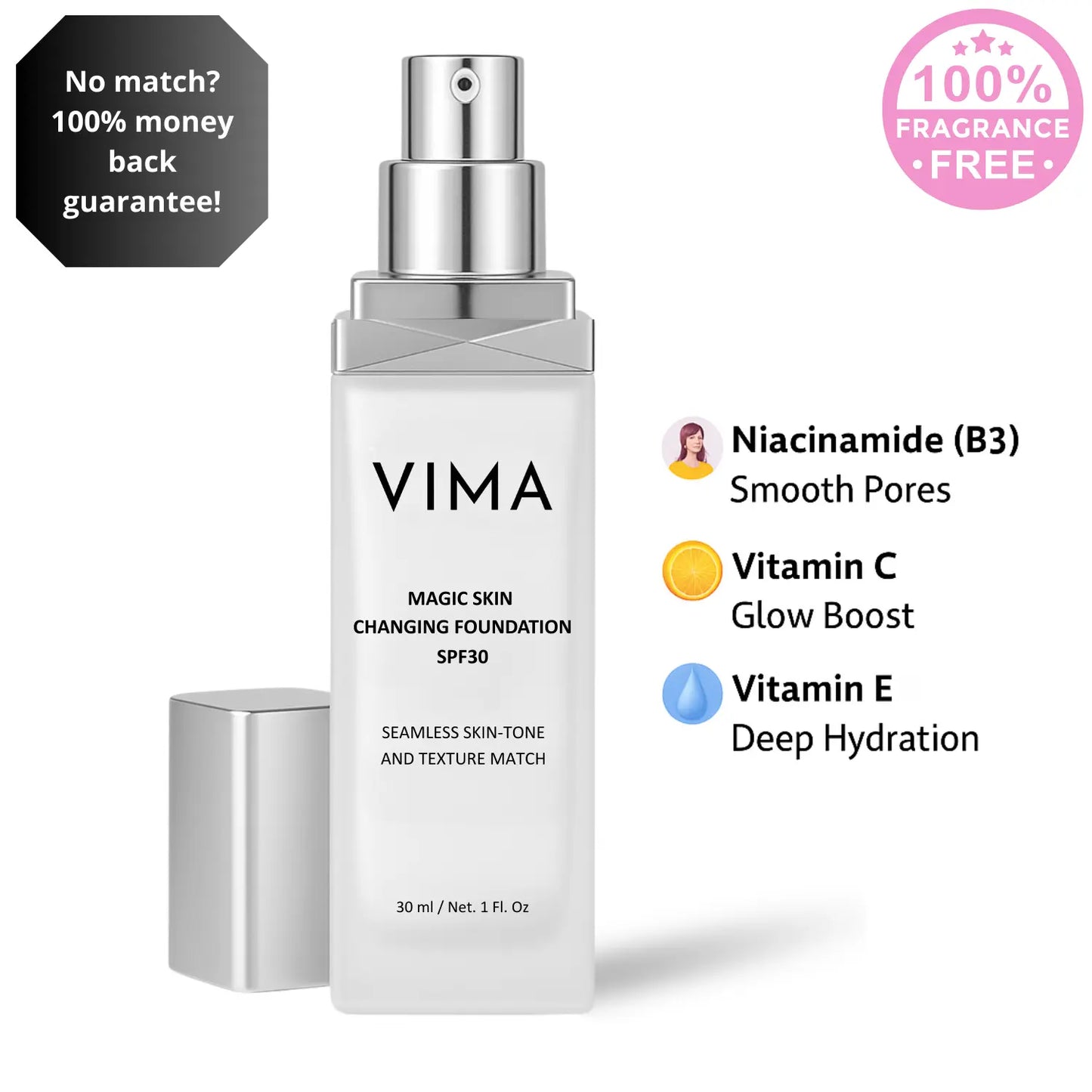 Magic Skin Changing Foundation VIMACOSMETICS