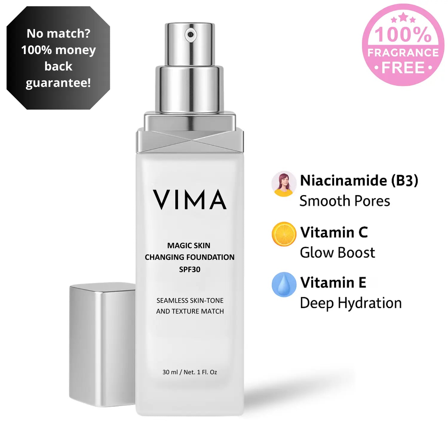 Magic Skin Changing Foundation VIMACOSMETICS